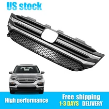 For 2016-2018 Honda Pilot Front Upper Grille Assembly With Chrome Trim Molding