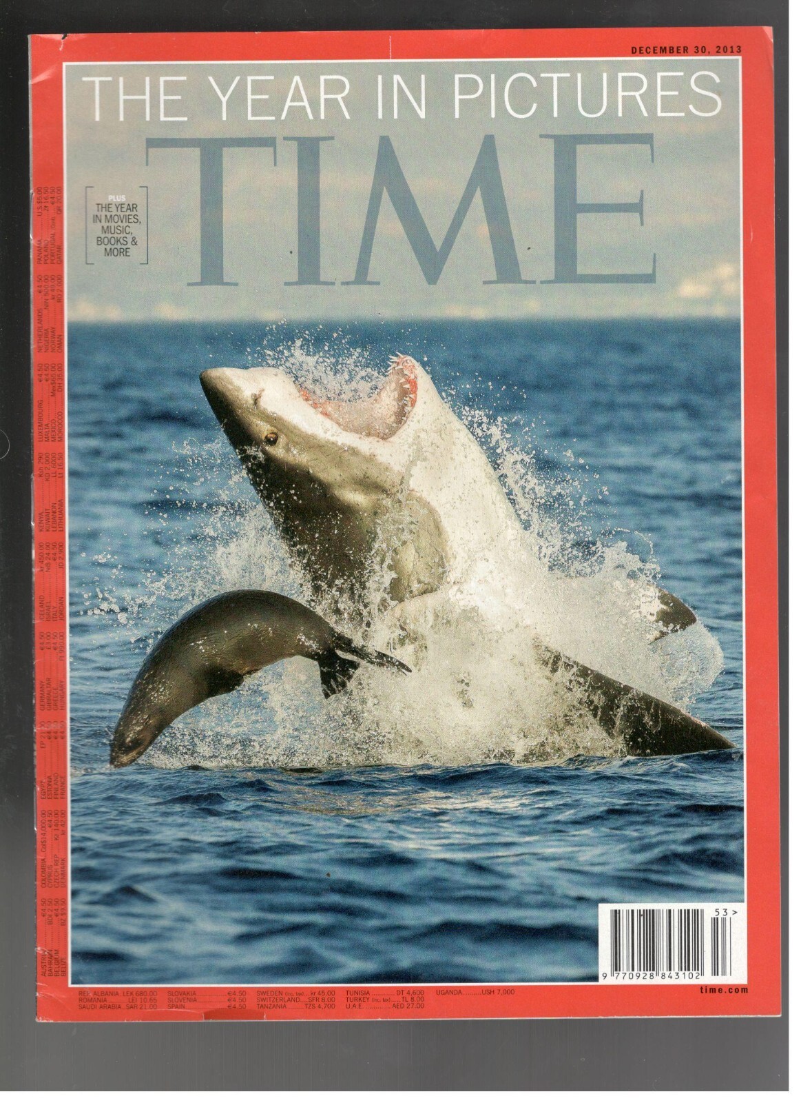 Time 2013 December 30, Magazine The Year In Picture
