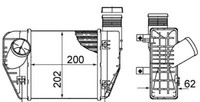 Mahle CI 423 000S LadeluftküHler FüR Audi