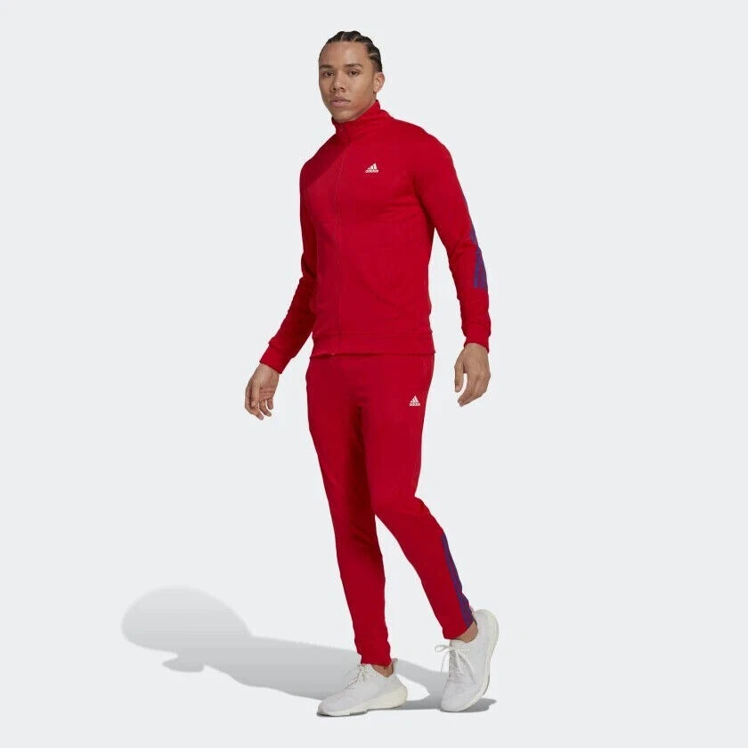 adidas Men's AEROREADY Slim Zipped Track Suit (Jacket u0026 Pant) HK4468 | eBay