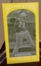 Brett Wallace 2011 Topps Gypsy Queen Printing Press Plate - 1/1 - Houston Astros