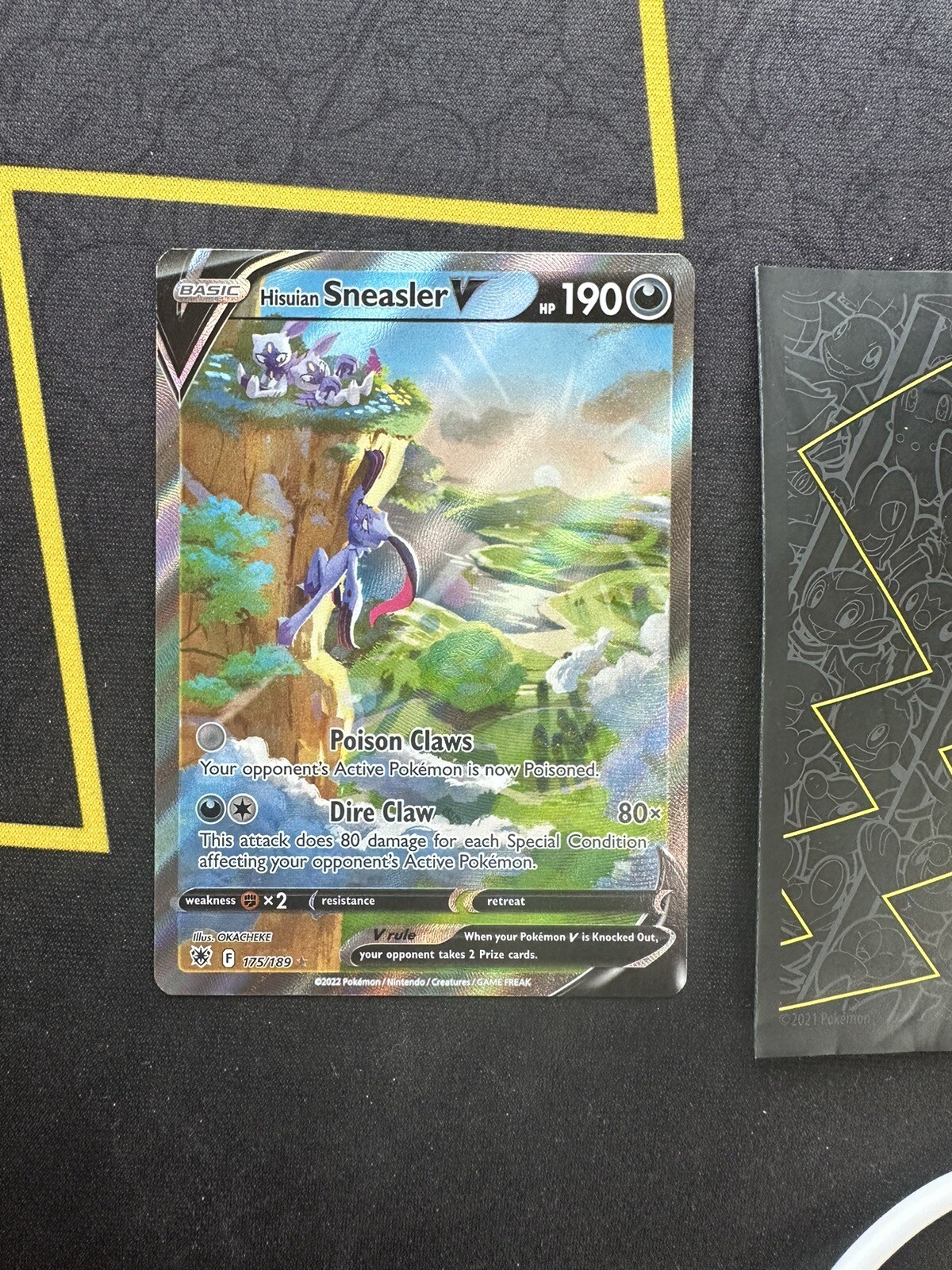 Pokemon Card Astral Radiance Hisuian Sneasler V 175/189 Alt Art 179💎NM💎