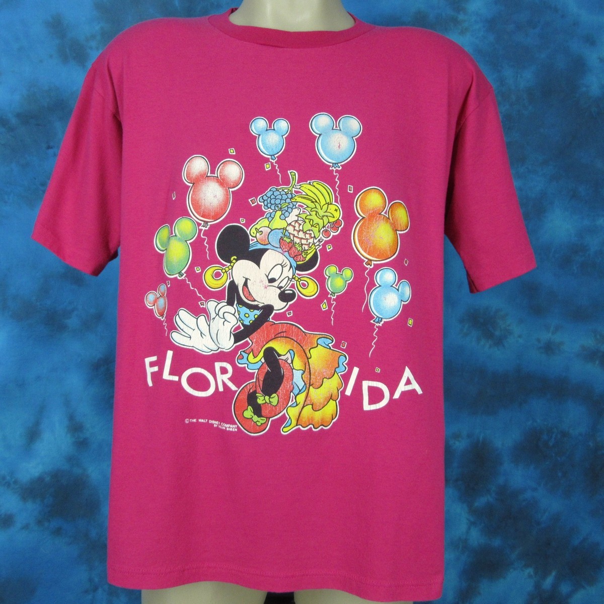 vintage 90s MINNIE MOUSE FLORIDA WALT DISNEY T-Shirt L/XL mickey