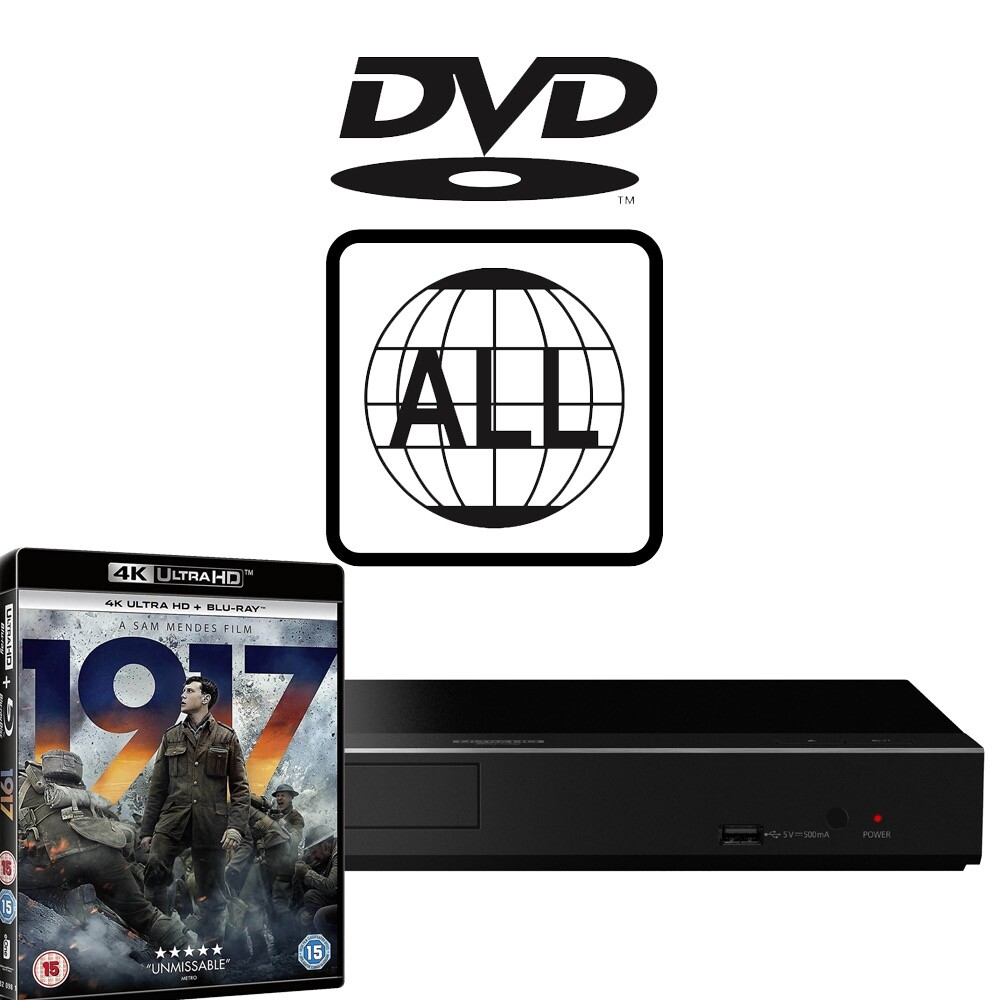 Panasonic Blu-ray Player DP-UB450 MultiRegion for DVD 4K & 1917 UHD