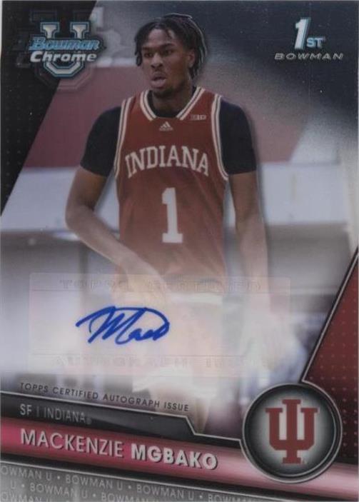 2023-24 Bowman University Chrome - Mackenzie Mgbako #BCPA-MAC - 1 of 2