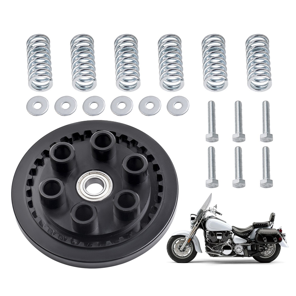 【中古】 Worlds Apart サーガ Yamaha XVZ13 Venture Royal Star Clutch and Spring Conversion Kits