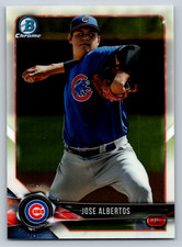 2018 Bowman Chrome #BCP229 Jose Albertos Chicago Cubs Baseball Card