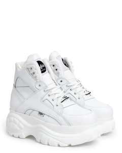 buffalo classic high leather white