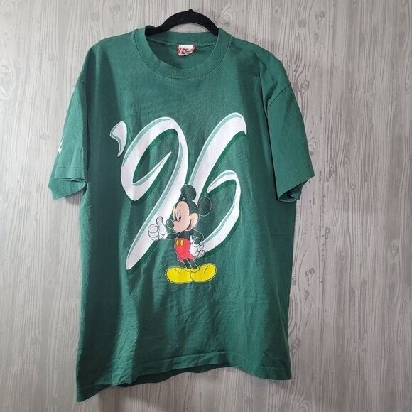 Vintage Disney 96 Single Stitch T Shirt Mickey LXL | eBay Vintage Disney 96 Single Stitch T Shirt Mickey LXL | eBay