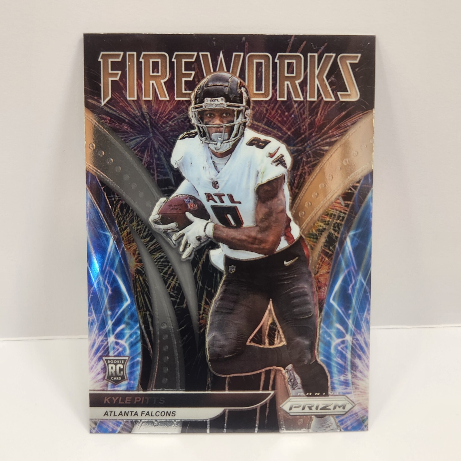 2021 Panini Prizm Football Fireworks Kyle Pitts RC #F-13 Atlanta Falcons Rookie