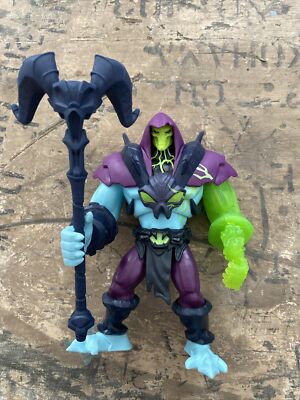 Mattel He-man Power Attack Skeleton Doll With Axe - Multicolor