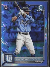 2022 Bowman Chrome Sapphire Vidal Brujan 89 RC | Miami Marlins