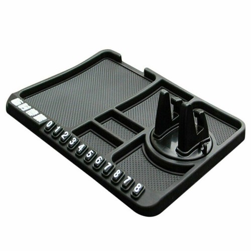 Alfombra antideslizante multifuncional para automóvil soporte de teléfono antideslizante panel de control universal - Imagen 7 de 16