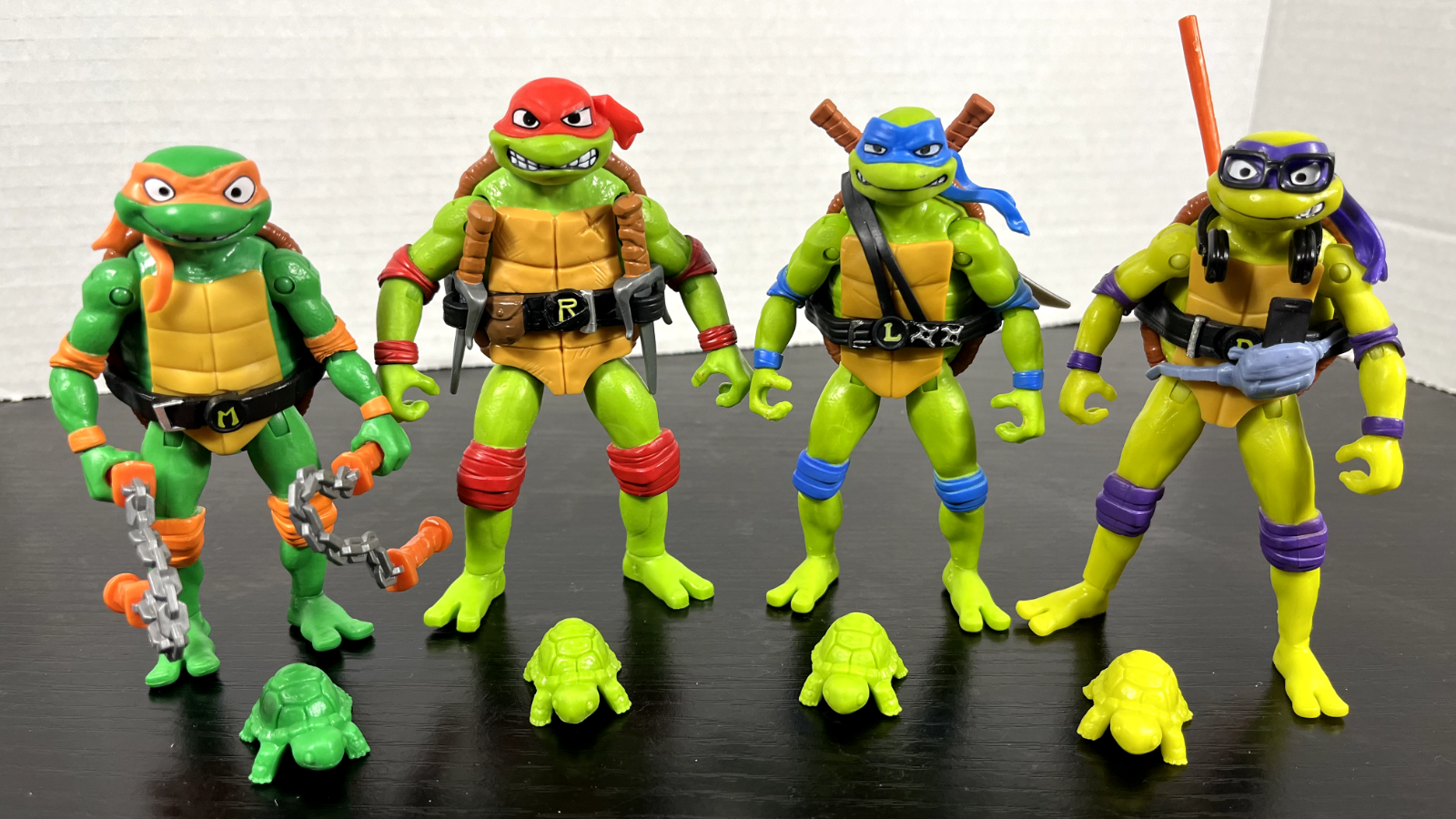 Teenage Mutant Ninja Turtles Mutant Mayhem Lot Of 4 Figures Playmates TMNT