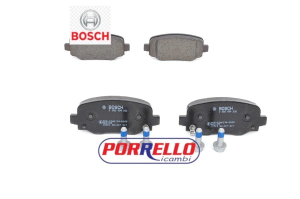 Bosch 0986494930 BremsbeläGe Hinterachse FüR Jeep Compass Renegade 500X 4 Satz-image