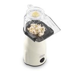 Hot Air Fresh Popcorn Popper with Butter Melting Tray, Compact, Cream
