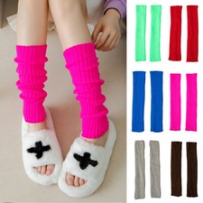 1 Pair Knit Leg Warmers Winter Warm Feetless Socks Yoga Leg Warmers For Women