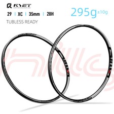 29 inch Carbon Mountain Bike Rims 35mm 28H Clincher Tubeless Asymmetric Rimset 