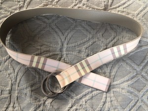 burberry plaid belt