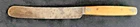 Civil War Era Table Knife, bone handle, full tang, Pewter Inlay