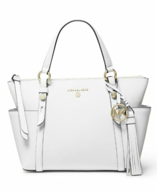 michael kors black and white tote