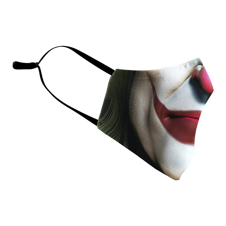 Adult Horrific 3D Skulls Joker Hip Hop Masks Protective V for Vendetta Facemasks - Image 2 of 4
