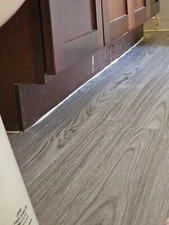 6X36 Grey Wood Peel and Stick Floor Tile Natural Wood Vinyl Flooring Peel NEW