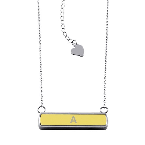 Stainless Steel Letter Initial Monogram 