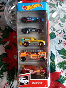hot wheels hw rescue 5 pack