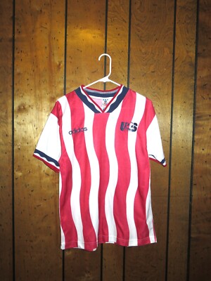 Adidas 1994 USA USMNT Home Original Authentic Soccer Home Jersey Kit  Vintage S