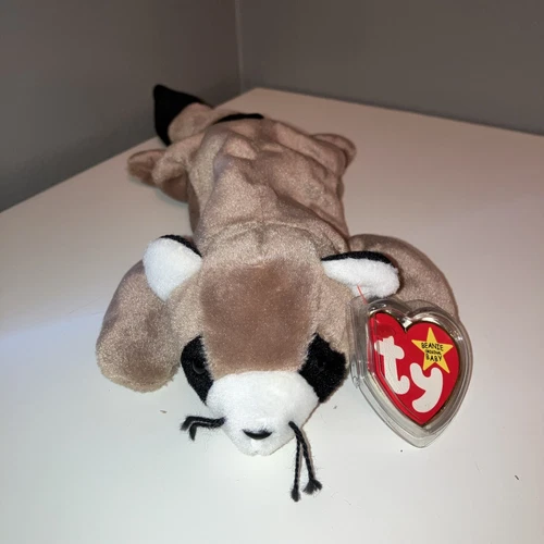 Ringo The Raccoon Beanie Baby Ty Vintage Rare Retired With Tags
