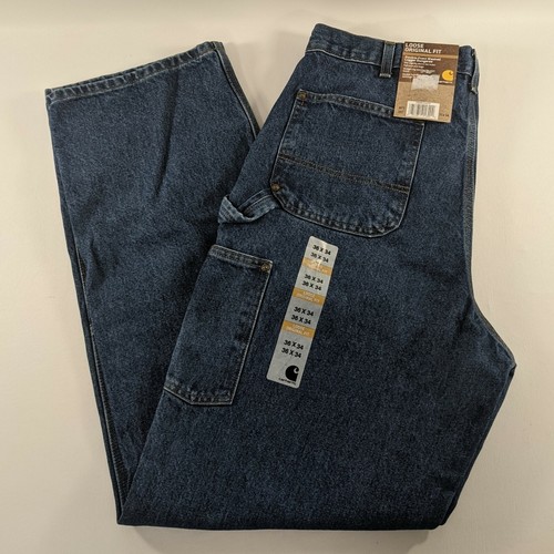 Double Front Logger Dungaree Jeans Mens 