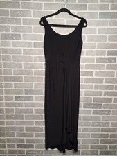 Lauren Ralph Lauren Womens Sleeveless Maxi Strech Black Dress Size 6