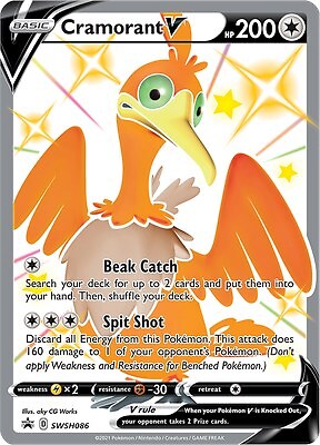 Cramorant V SWSH086 SWSH: Sword & Shield Promo Cards - 1 of 1