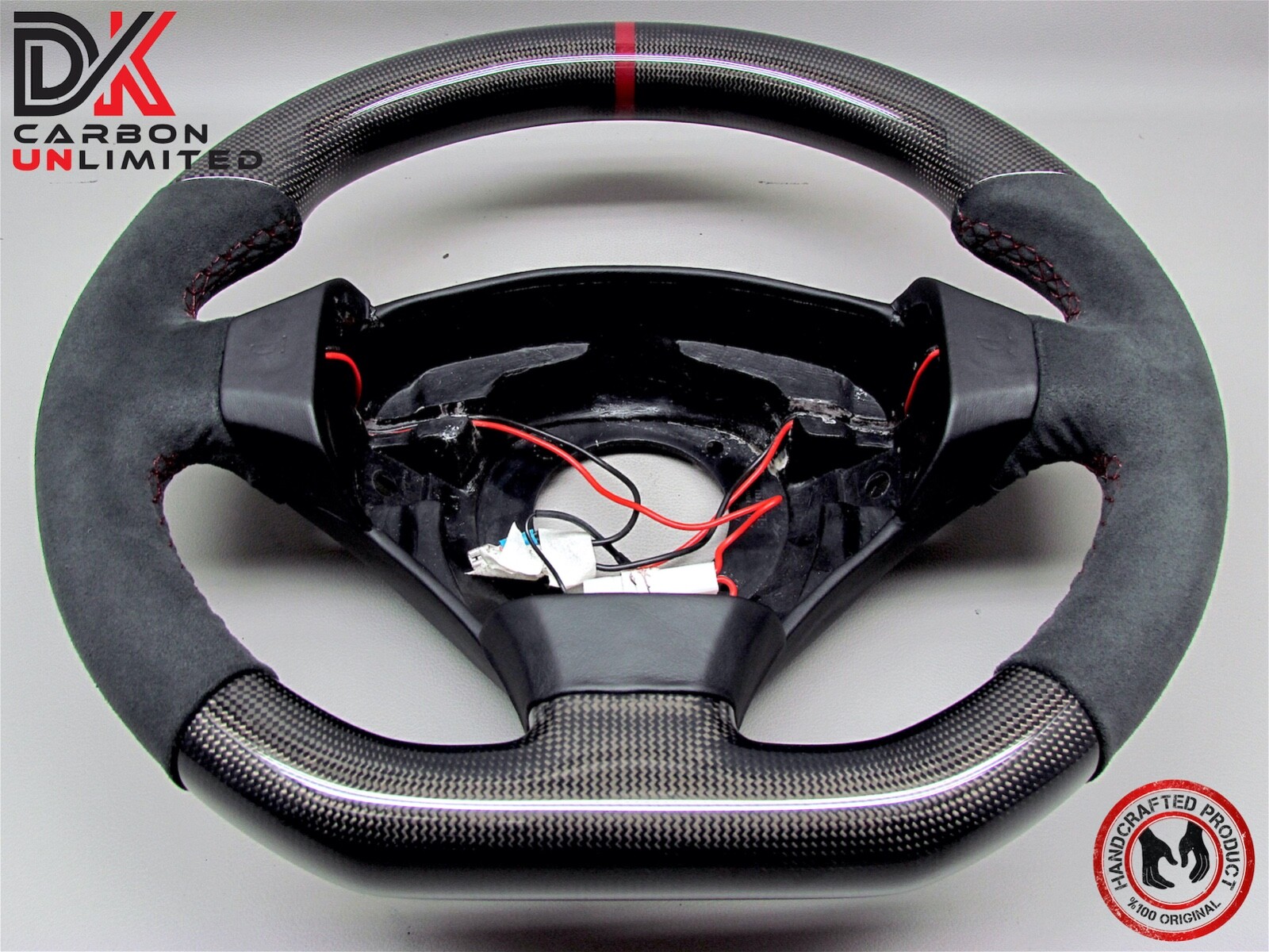Ferrari 550 Barchetta Maranello Burgundy Ring Alcantara Carbon Steering Wheel