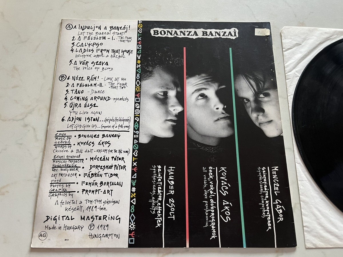 Bonanza Banzai Induljon A Banzáj 1989 LP Record Vinyl First Press
