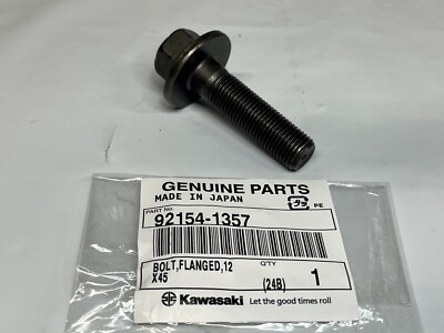 Kawasaki Flanged Bolt 12x45 92154-1357 | 0725984729210 | OE