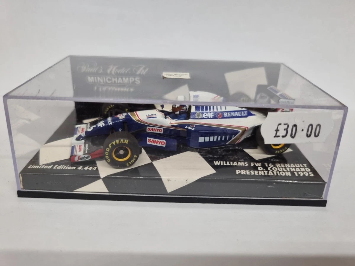 Miniature F1 Minichamps Williams Renault FW16 N°5 Damon Hill - Échelle 1/18, 1994