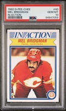 ! 1982 O-PEE-CHEE 40 MEL BRIDGMAN IN ACTION PSA 10