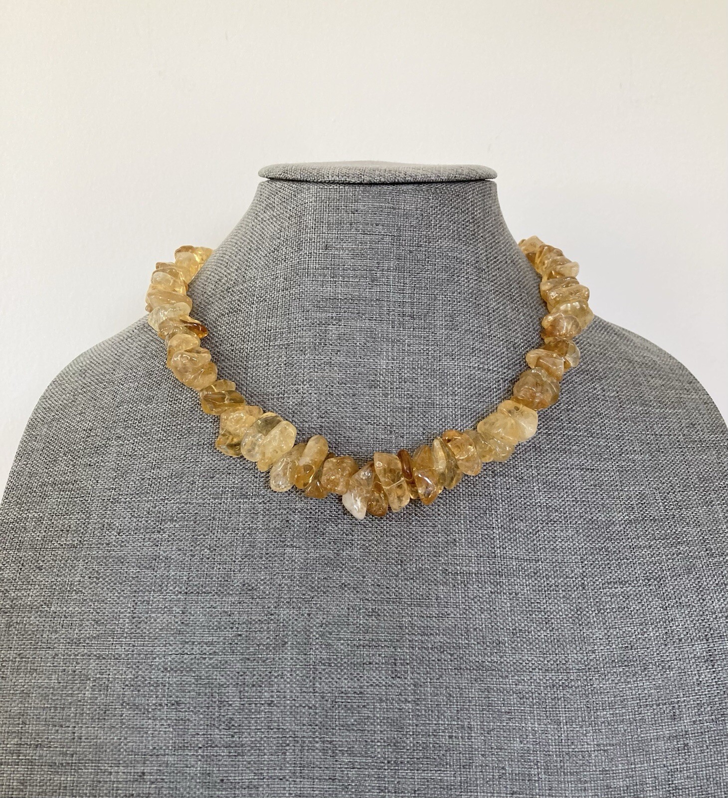 Eye-catching citrine chunky statement necklace for bold and elegant jewelry looks