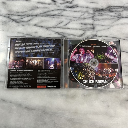 Chuck Brown – Put Your Hands Up! The Tribute Concert SIGNED 2xCD Go-Go Funk VG+ - Picture 5 of 12