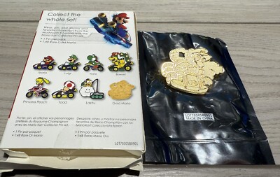 GOLD Pin Mario Kart Collector Pins Series 2 - PowerA Nintendo Switch NES SNES