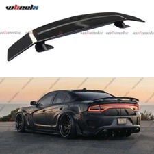 46" GT Style Gloss Blk Rear Trunk Spoiler Wing For Dodge Charger Challenger SRT