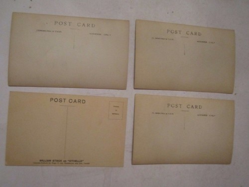 12 CARTOLINE FOTOGRAFICHE VINTAGE WILLIAM STACK, ATTORE COME "OTELLO" E ALTRO - OFC-1 - Foto 2 di 6