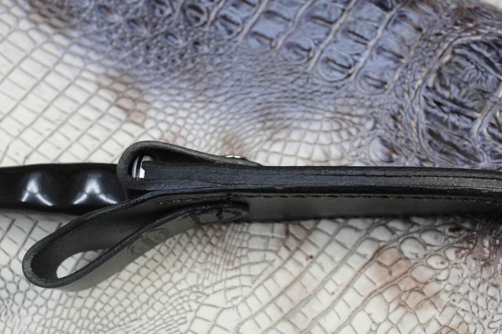 Custom Leather Knife Sheath Fits Buck 119 Special Fixed Blade Knife, Sheath Only