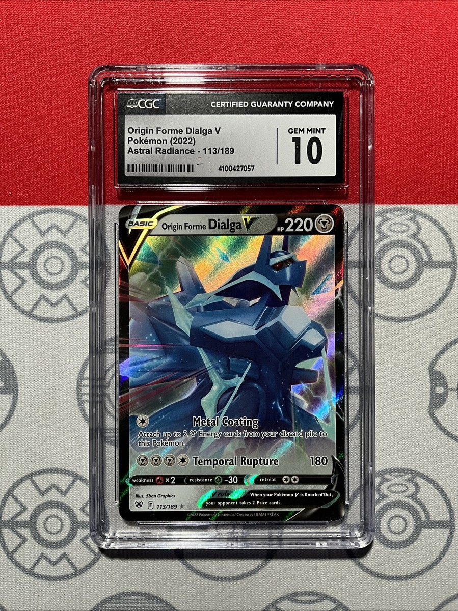 NEW CGC 10 GEM 2022 Pokemon Astral Radiance Origin Forme Dialga V