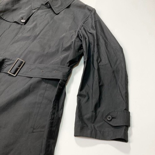 BURBERRY LONDON Men's trench coat Black size M from JAPAN USED - Picture 8 of 15