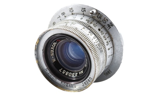 15212E Excellent Condition Nikkor H 5cm F2 Black Band Leica L from