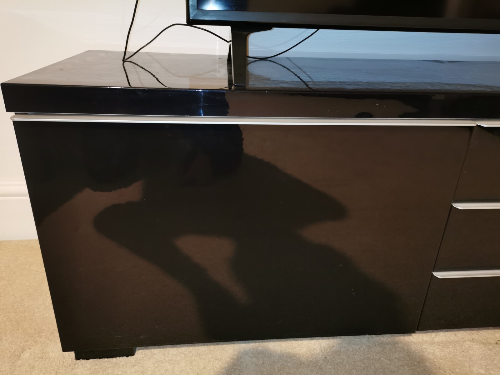 IKEA BESTÅ BURS TV Stand. Black eBay