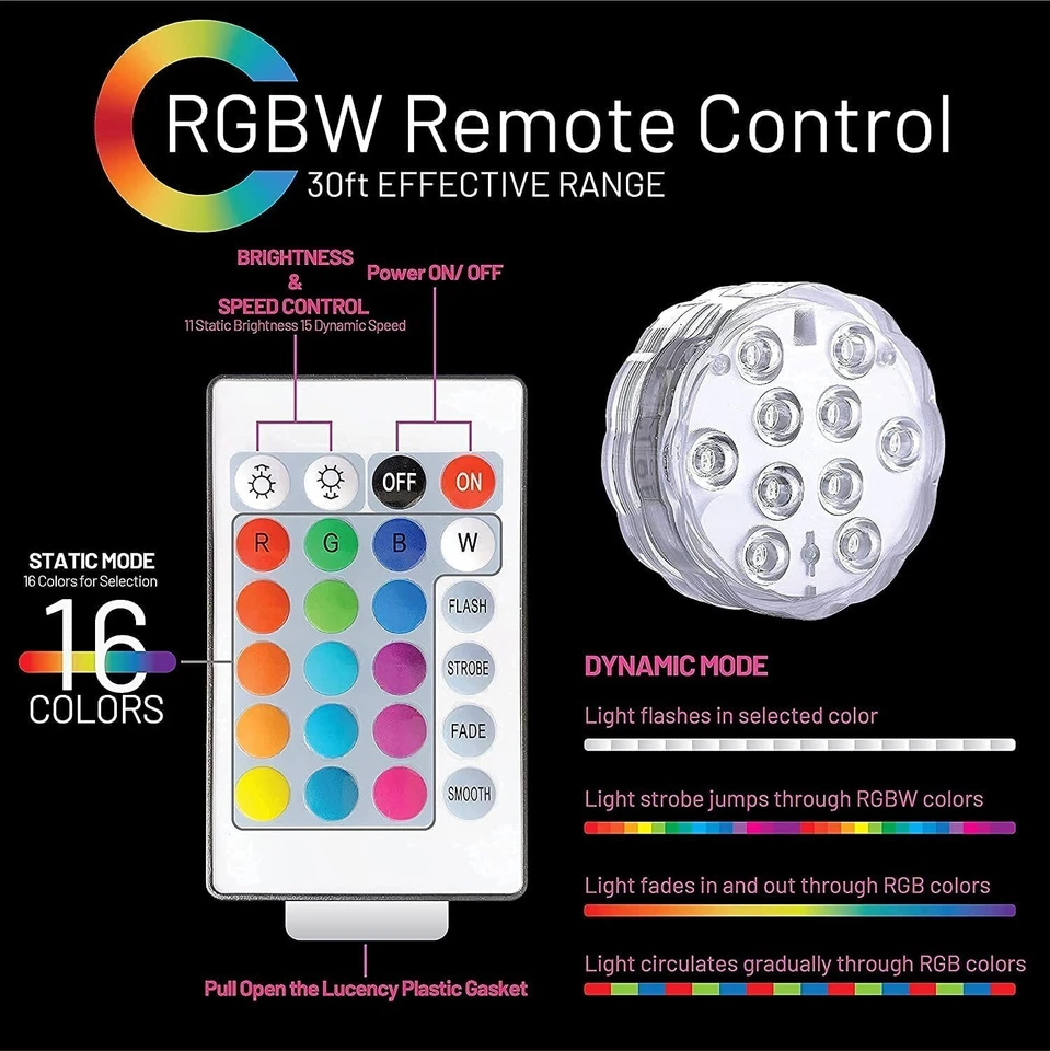 LED Night Light Ball 15-inch 16 Colors and Dimmable Globe Light with Remote - Image 4 of 4